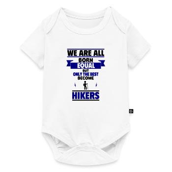 Nur die besten werden Wanderer - Baby Premium Kurzarmbody - Weiß - Vorne