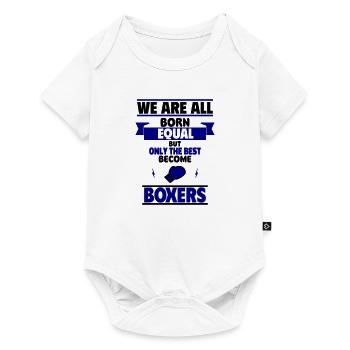 but only the best become boxers - Baby Premium short-sleeve bodysuit - white - Front