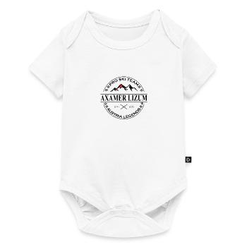 Ski Team Österreich Axamer Lizum Winter bl - Baby Premium Kurzarmbody - Weiß - Vorne
