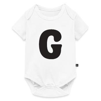 G - Baby Premium short-sleeve bodysuit - white - Front