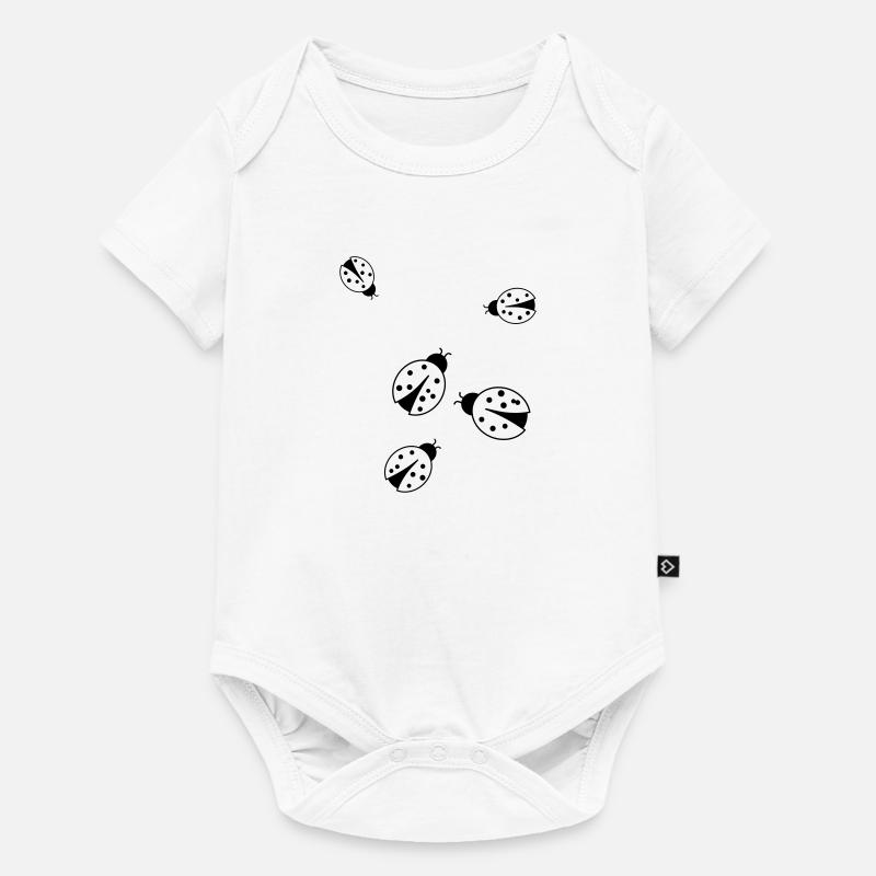 ladybug_ce2 - Baby Premium short-sleeve bodysuit - white