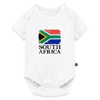 Afrique du Sud - Body à manches courtes Premium Bébé - blanc - Devant