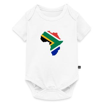Afrique du Sud - Body à manches courtes Premium Bébé - blanc - Devant