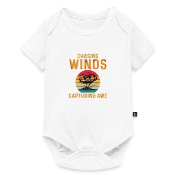 Storm Chasing: Chasing Winds, Capturing Awe - Baby Premium short-sleeve bodysuit - white - Front