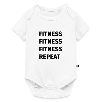 FITNESS - Baby Premium short-sleeve bodysuit - white - Front