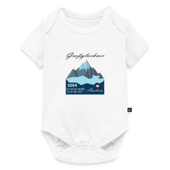 Großglockner austria Skifahren Geschenk Urlaub - Baby Premium Kurzarmbody - Weiß - Vorne