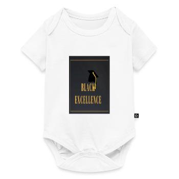 Black Excellence Graduation Design - Baby Premium short-sleeve bodysuit - white - Front