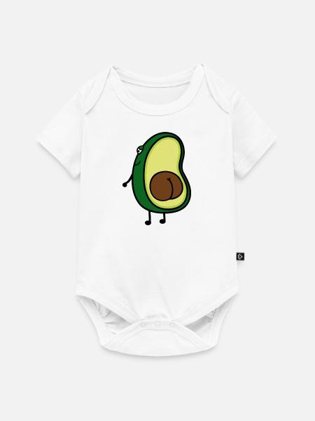 Avocado - Baby Premium Kurzarmbody - Weiß