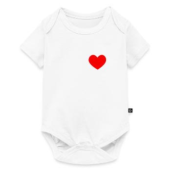Red Heart - Baby Premium short-sleeve bodysuit - white - Front