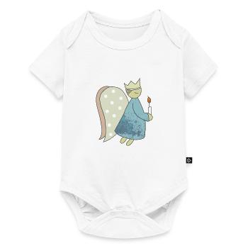 Christmas angel. - Baby Premium short-sleeve bodysuit - white - Front