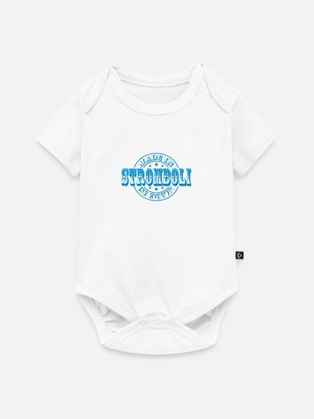 made in stromboli m1 - Baby Premium Kurzarmbody - Weiß