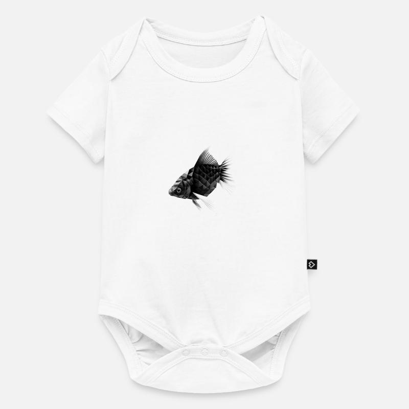 KOI - Body à manches courtes Premium Bébé - blanc