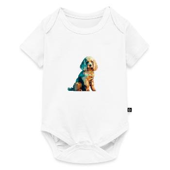 CANICHE - Body à manches courtes Premium Bébé - blanc - Devant