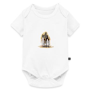 MELTING - Baby Premium short-sleeve bodysuit - white - Front