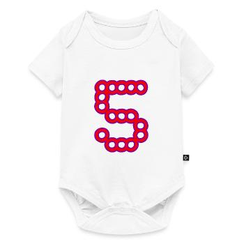 5. 5 YEARS. 5th ANNIVERSARY. 5 YEAR ANNIVERSARY - Baby Premium short-sleeve bodysuit - white - Front