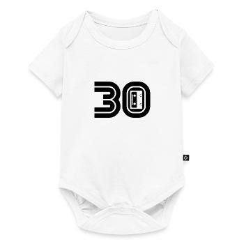 30 Music Fan Retro Cassette Music - Baby Premium short-sleeve bodysuit - white - Front