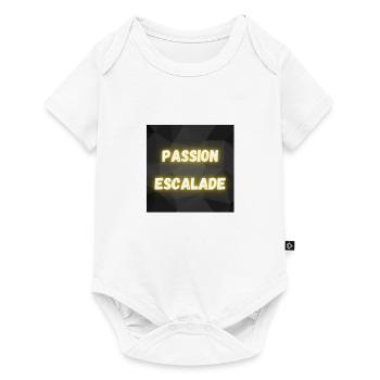ESCALADE. CLIMB. CLIMBING. ESCALADE. VAN. GRIMPER. - Body à manches courtes Premium Bébé - blanc - Devant