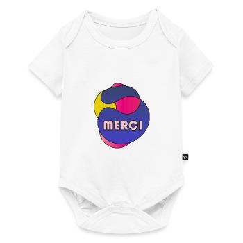 MERCI. MAÎTRESSE. MAÎTRE. MERCI MAÎTRESSE - Body à manches courtes Premium Bébé - blanc - Devant
