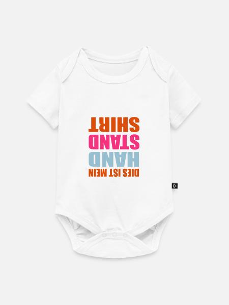 Handstand - Baby Premium Kurzarmbody - Weiß
