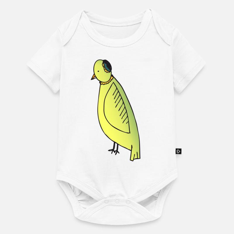 oiseau Mamma - Body à manches courtes Premium Bébé - blanc