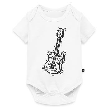 Gitarrist Gitarrist Musiker Gitarre - Baby Premium Kurzarmbody - Weiß - Vorne