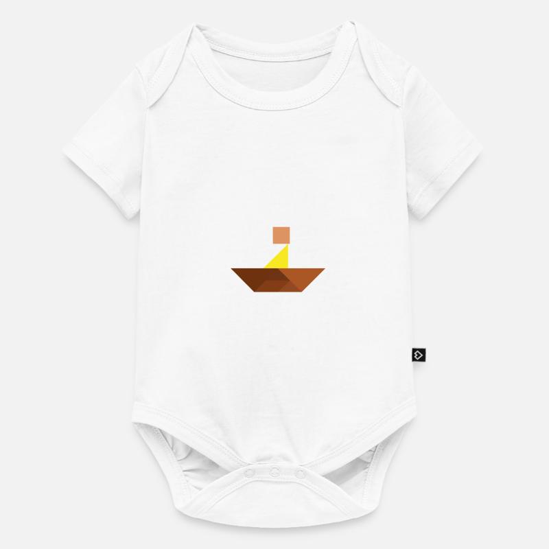 Fischer - Tangram - Body à manches courtes Premium Bébé - blanc