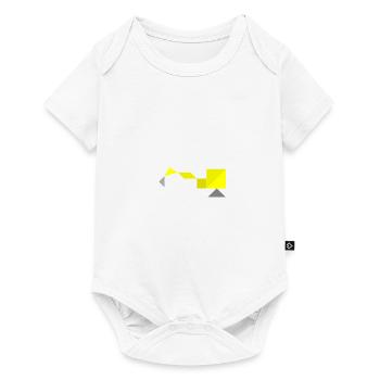 Pelles - Tangram - Body à manches courtes Premium Bébé - blanc - Devant