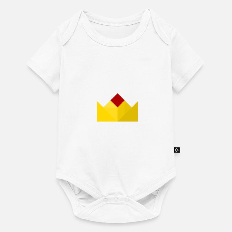 Couronne - Tangram - Body à manches courtes Premium Bébé - blanc