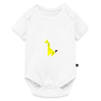 Girafe - Tangram - Body à manches courtes Premium Bébé - blanc - Devant