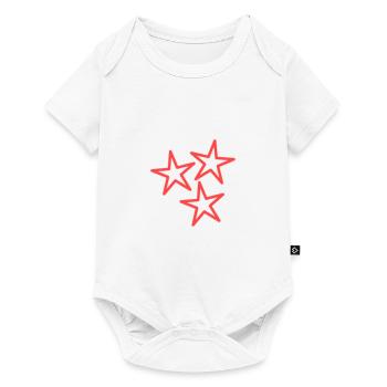 STAR. STARS. STAR. FEAST. ANNIVERSARY. CHRISTMAS - Baby Premium short-sleeve bodysuit - white - Front