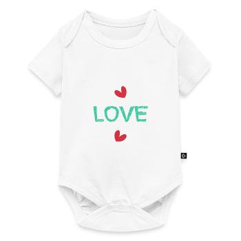 PAAR. VALENTINSTAG. GERADE VERHEIRATET. Junggesellinnenabschied. MARIES - Baby Premium Kurzarmbody - Weiß - Vorne