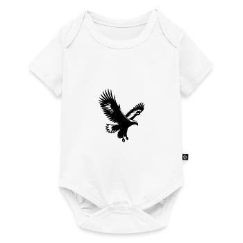 Golden Eagle Sailing on Wide Wings - Baby Premium short-sleeve bodysuit - white - Front