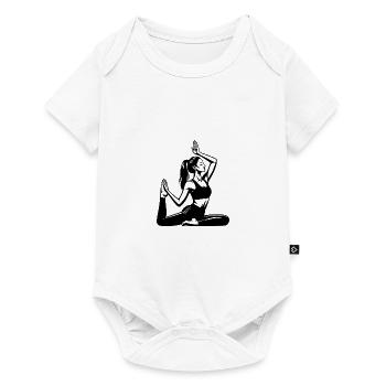 Harmonie pour le corps et l’ Yoga Relaxation - Body à manches courtes Premium Bébé - blanc - Devant