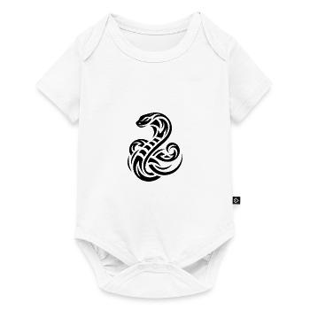 Wilde giftige Haustier Schlangen Tattoo - Baby Premium Kurzarmbody - Weiß - Vorne