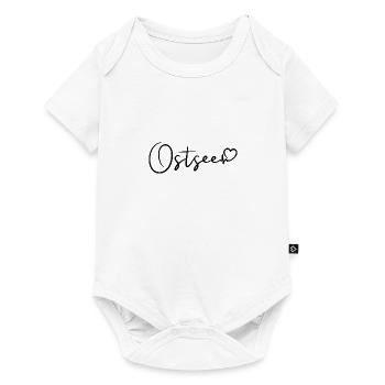 Baltic Sea heartbeat - Baby Premium short-sleeve bodysuit - white - Front