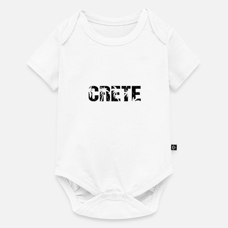 Crète Grèce Crète Île de Crète - Body à manches courtes Premium Bébé - blanc