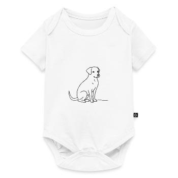 Sweet Pup Sketch - Baby Premium short-sleeve bodysuit - white - Front