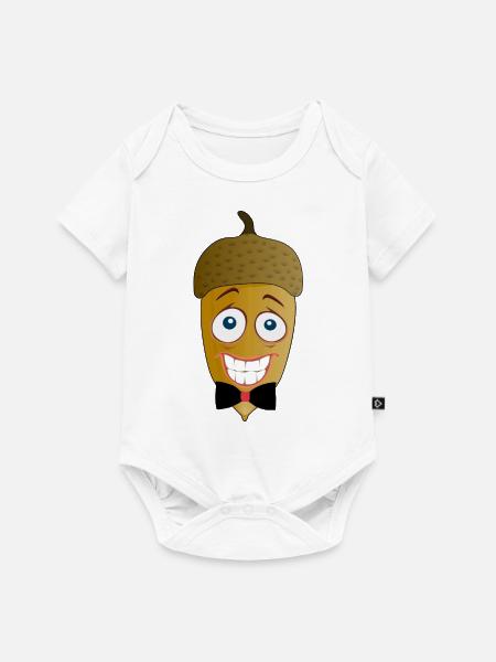 Eichel - Baby Premium Kurzarmbody - Weiß