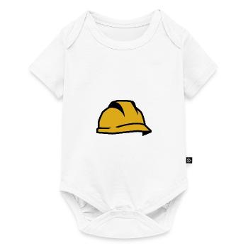 bauhelm - Baby Premium short-sleeve bodysuit - white - Front