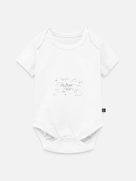 Klinkerwand Muster Alt Hintergrund - Baby Premium Kurzarmbody - Weiß