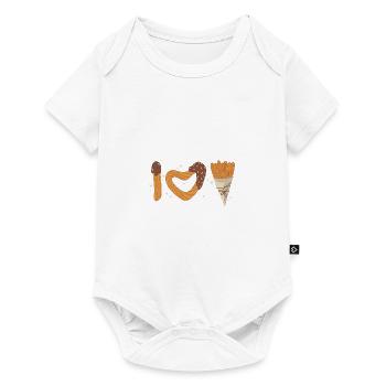 Churros Buy The Dip - Baby Premium Kurzarmbody - Weiß - Vorne