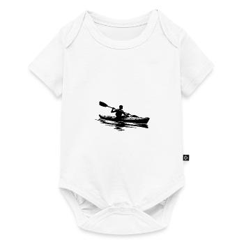 Small Boats Kayak Art Boat Equipment - Baby Premium short-sleeve bodysuit - white - Front