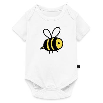 Mignonne petite abeille - Body à manches courtes Premium Bébé - blanc - Devant