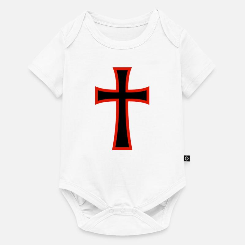 Croix celtique - Body à manches courtes Premium Bébé - blanc
