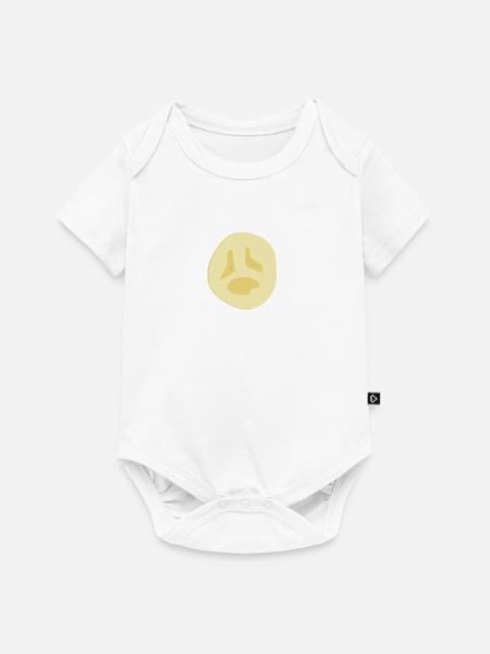 Früchtchen - Banane - Baby Premium Kurzarmbody - Weiß