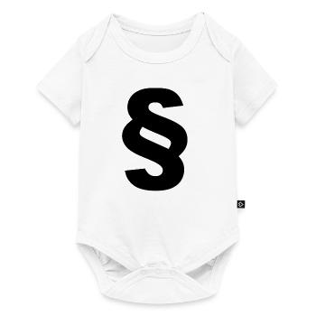 Justice Domains - Baby Premium Kurzarmbody - Weiß - Vorne