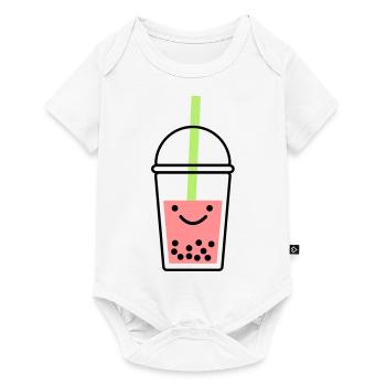 Bubble Tea - Baby Premium Kurzarmbody - Weiß - Vorne