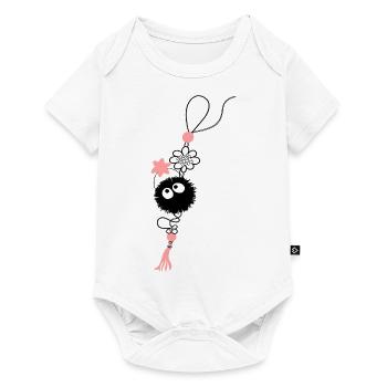 Gri gri brings good luck charcoal - Baby Premium short-sleeve bodysuit - white - Front