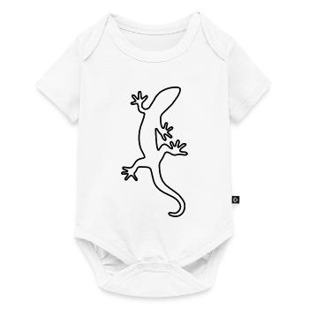 Salamander Lizard Gecko Nature Lurch animal - Baby Premium short-sleeve bodysuit - white - Front