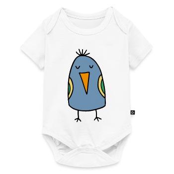 Funny bird - Baby Premium short-sleeve bodysuit - white - Front